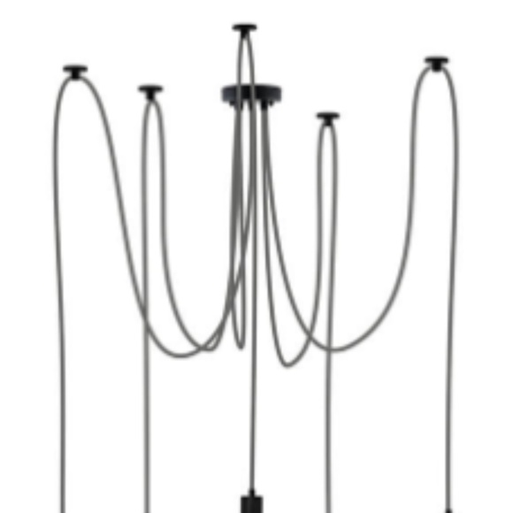 5 Pendant Swag Chandelier - Picture 5 of 6